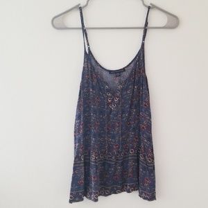 American Eagle | floral paisley tank medium